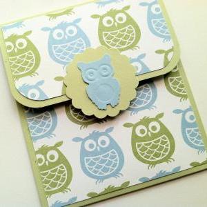 Owl Gift Card Holder, Baby Shower Gift Card..