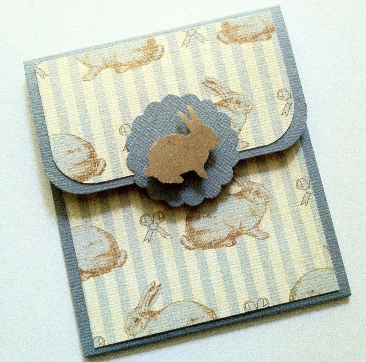 Rabbit Gift Card Holder, Baby Shower Gift Card Holder, Baby Gift Card