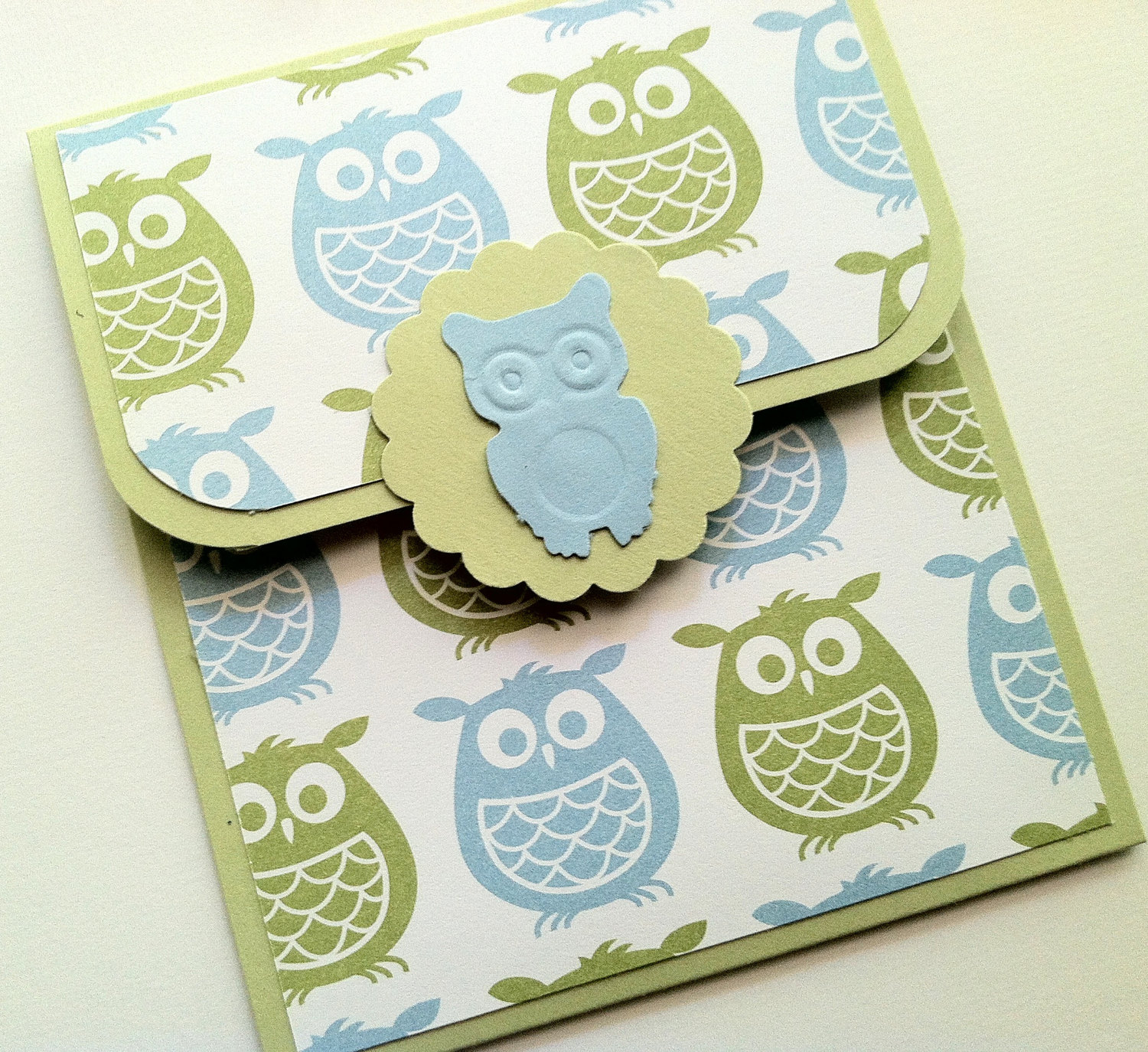 Owl Gift Card Holder, Baby Shower Gift Card Holder, Baby Boy Birthday on Luulla